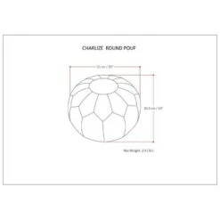 Charisse Round Moroccan Pouf - Wyndenhall Gold 18 Charisse Round Moroccan Pouf - Wyndenhall Gold -Ottomans Official Shop unnamed file 5710