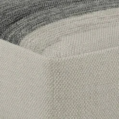 Irena Square Woven PET Polyester Pouf Gray/White - WyndenHall -Ottomans Official Shop unnamed file 5715