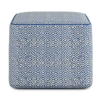 Dougan Square Pouf Patterned - WyndenHall Black/natural 7 Dougan Square Pouf Patterned - WyndenHall Black/natural - Image 5