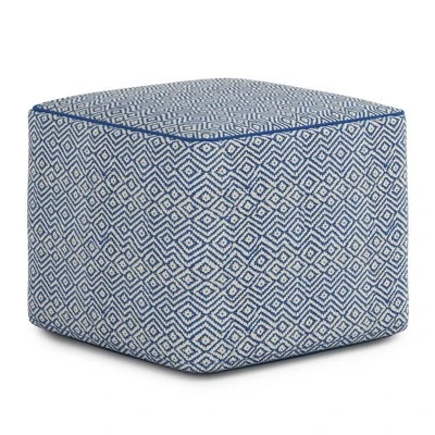 Dougan Square Pouf Patterned - WyndenHall Black/natural 9 Dougan Square Pouf Patterned - WyndenHall Black/natural - Image 7