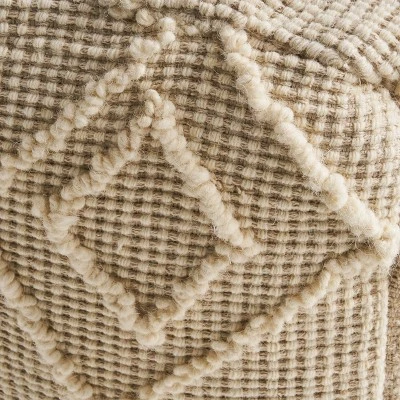 Merton Boho Pouf Ivory - Christopher Knight Home 6 Merton Boho Pouf Ivory - Christopher Knight Home - Image 4