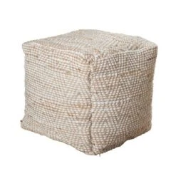 Abella Moroccan Inspired Pouf - Christopher Knight Home Ivory -Ottomans Official Shop unnamed file 5818