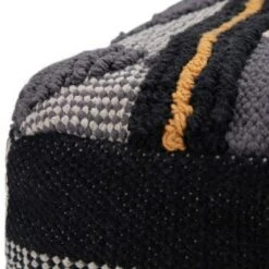 Bebe Transitional Square Pouf Black/Gray/White - WyndenHall -Ottomans Official Shop unnamed file 5833