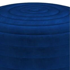 Anna Round Pouf - WyndenHall Turquoise -Ottomans Official Shop unnamed file 5845