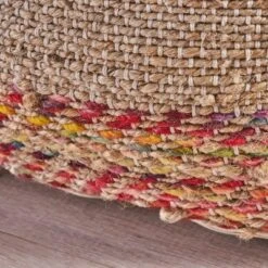 Caiman Boho Pouf Tan - Christopher Knight Home 8 Caiman Boho Pouf Tan - Christopher Knight Home -Ottomans Official Shop unnamed file 5903