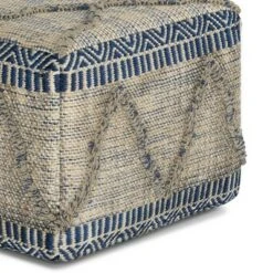 Tasneem Square Pouf - WyndenHall Natural Gray -Ottomans Official Shop unnamed file 5980