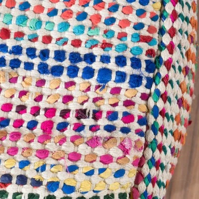 Madrid Pouf - Christopher Knight Home Indigo 5 Madrid Pouf - Christopher Knight Home Indigo - Image 3