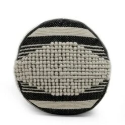 Lucknow Boho Handcrafted Fabric Cylinder Pouf - Christopher Knight Home White/denim Blue 17 Lucknow Boho Handcrafted Fabric Cylinder Pouf - Christopher Knight Home White/denim Blue -Ottomans Official Shop unnamed file 6003