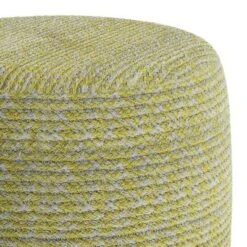 Brodie Round Braided Pouf Muted Yellow/Natural - WyndenHall -Ottomans Official Shop unnamed file 6038