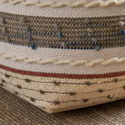 Helton Handcrafted Boho Fabric Pouf Blue/White/Red - Christopher Knight Home 11 Helton Handcrafted Boho Fabric Pouf Blue/White/Red - Christopher Knight Home -Ottomans Official Shop unnamed file 6070