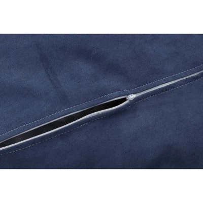 Gold Medal Bean Bags Square Ottoman Blue - Gold Medal 4 Gold Medal Bean Bags Square Ottoman Blue - Gold Medal - Image 2