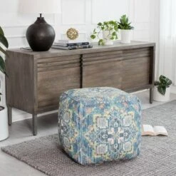 Deep Tracks Pouf - Anji Mountain Pink/green -Ottomans Official Shop unnamed file 6148