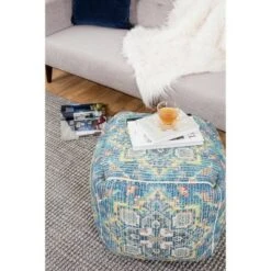 Deep Tracks Pouf - Anji Mountain Pink/green -Ottomans Official Shop unnamed file 6149