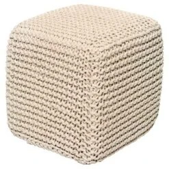 Ivory Jute Pouf - Anji Mountain -Ottomans Official Shop unnamed file 6162