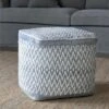 Park Hill Collection Indoor/Outdoor Thompson Pattern Pouf -Ottomans Official Shop unnamed file 6187
