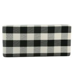 Decorative Bench with Wooden Black Plaid - HomePop -Ottomans Official Shop unnamed file 620