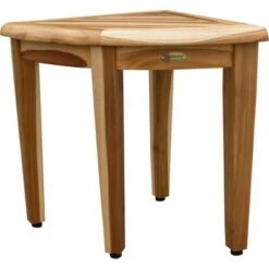 16" SnazzyCorner ED971 Wide Teak Shower Bench/Stool - EcoDecors -Ottomans Official Shop unnamed file 6203