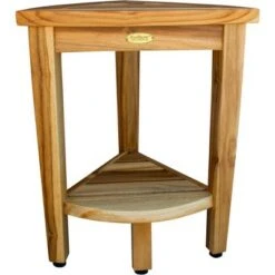 15" FlexiCorner ED975 Wide Teak Shower Bench/Stool - EcoDecors -Ottomans Official Shop unnamed file 6290