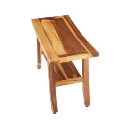24" Satori ED991 Wide Teak Shower Stool for Shaving Legs - EcoDecors -Ottomans Official Shop unnamed file 6326