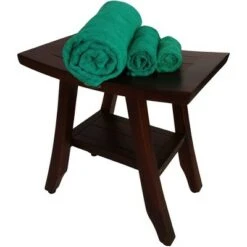 18" Satori DT90 Wide Teak Wood Shower Bench with Shelf - DecoTeak 17 18" Satori DT90 Wide Teak Wood Shower Bench with Shelf - DecoTeak -Ottomans Official Shop unnamed file 6345