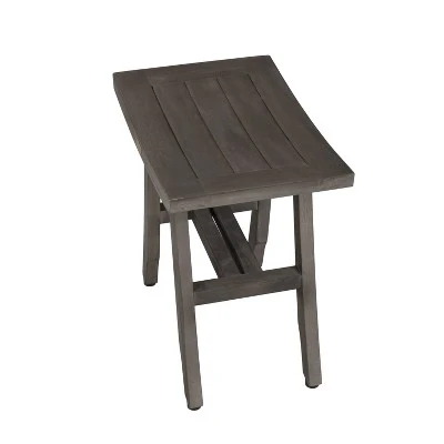 18" Satori GR61 Wide Teak Wood Shower Transfer Bench/Seat - CoastalVogue 7 18" Satori GR61 Wide Teak Wood Shower Transfer Bench/Seat - CoastalVogue - Image 5