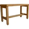 30" Eleganto ED996 Wide Teak Wood Bathroom/Shower Seat - EcoDecors -Ottomans Official Shop unnamed file 6399