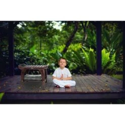 24" Tranquility DT156 Wide Teak Wood Shower Bench with Handles - DecoTeak