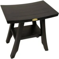 18" Satori GR167 Wide Teak Shower Bench with Shelf - CoastalVogue -Ottomans Official Shop unnamed file 6422