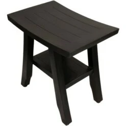 18" Satori GR167 Wide Teak Shower Bench with Shelf - CoastalVogue -Ottomans Official Shop unnamed file 6427