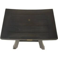 18" Satori GR167 Wide Teak Shower Bench with Shelf - CoastalVogue -Ottomans Official Shop unnamed file 6428