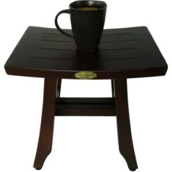 14" Satori DT50 Wide Teak Wood Shower Bench for Bathrooms - DecoTeak -Ottomans Official Shop unnamed file 6438