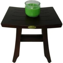 14" Satori DT50 Wide Teak Wood Shower Bench for Bathrooms - DecoTeak -Ottomans Official Shop unnamed file 6439