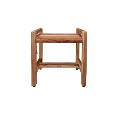 20" Eleganto ED982 Wide Teak Shower Bench with Handles - EcoDecors 10 20" Eleganto ED982 Wide Teak Shower Bench with Handles - EcoDecors - Image 8