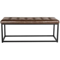 Reynolds Bench - Safavieh Tan / Black 16 Reynolds Bench - Safavieh Tan / Black -Ottomans Official Shop unnamed file 652