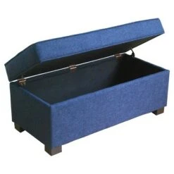 Shelton Tufted Top Storage Ottoman - Threshold™ Dark Gray