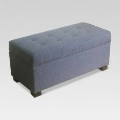 Shelton Tufted Top Storage Ottoman - Threshold™ Dark Gray -Ottomans Official Shop unnamed file 6674
