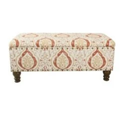 Large Storage Bench with Nailhead - HomePop Tan -Ottomans Official Shop unnamed file 6683
