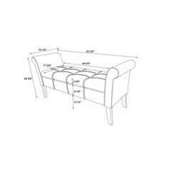 Indie Storage Bench - Linon Periwinkle Paisley 9 Indie Storage Bench - Linon Periwinkle Paisley -Ottomans Official Shop unnamed file 6688