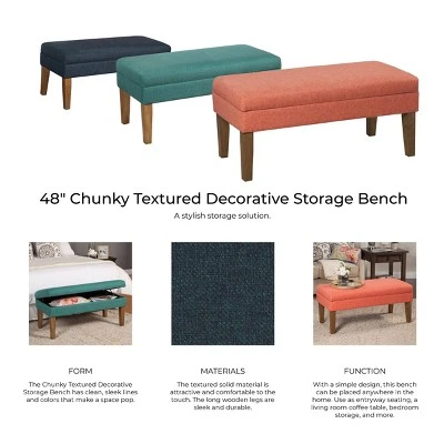 HomePop Storage Bench - Golding Davis Teal 17 HomePop Storage Bench - Golding Davis Teal - Image 15