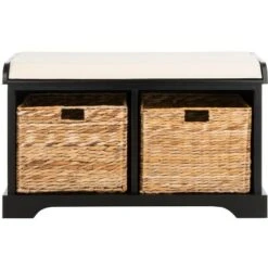 Freddy Wicker Storage Bench - Safavieh 23 Freddy Wicker Storage Bench - Safavieh -Ottomans Official Shop unnamed file 6746