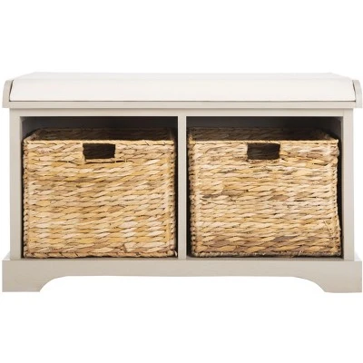 Freddy Wicker Storage Bench - Safavieh 14 Freddy Wicker Storage Bench - Safavieh - Image 12
