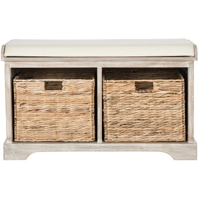 Freddy Wicker Storage Bench - Safavieh 15 Freddy Wicker Storage Bench - Safavieh - Image 13