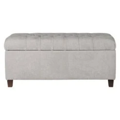 Ainsley Button Tufted Storage Bench - HomePop Charcoal Gray 13 Ainsley Button Tufted Storage Bench - HomePop Charcoal Gray -Ottomans Official Shop unnamed file 6754