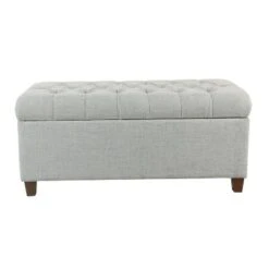 Ainsley Button Tufted Storage Bench - HomePop Charcoal Gray 15 Ainsley Button Tufted Storage Bench - HomePop Charcoal Gray -Ottomans Official Shop unnamed file 6756