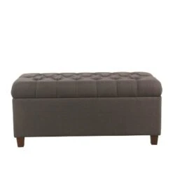 Ainsley Button Tufted Storage Bench - HomePop Charcoal Gray 17 Ainsley Button Tufted Storage Bench - HomePop Charcoal Gray -Ottomans Official Shop unnamed file 6758
