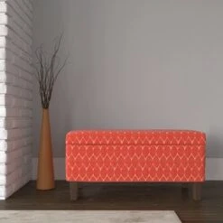 Large Textured Storage Bench - HomePop Ash Gray -Ottomans Official Shop unnamed file 6797