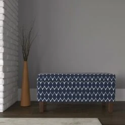 Large Textured Storage Bench - HomePop Ash Gray -Ottomans Official Shop unnamed file 6798