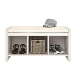 Hendland Entryway Storage Bench with Cushion - Room & Joy Pine -Ottomans Official Shop unnamed file 6817