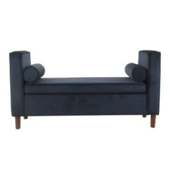 Rimo Velvet Storage Bench - Homepop Navy 24 Rimo Velvet Storage Bench - Homepop Navy -Ottomans Official Shop unnamed file 6842