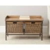 Noah Storage Bench - Safavieh Oak